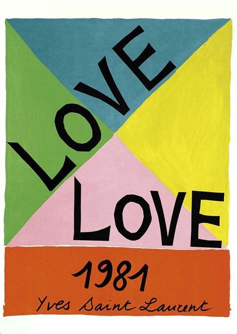 yves saint laurent love prints to buy|Yves Saint Laurent Art Print Love .